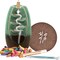 Backflow Incense Burner, Ceramic Waterfall Incense Burner Holder with 120 Incense Cones and 30 Incense Sticks Incense Fountain Smoke Waterfall for Meditation Zen Spiritual Room Home Decor, Cyan
